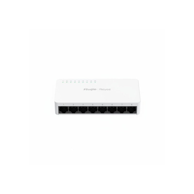 Ruijie Reyee Rg-es08g-l 8-port Gigabit Unmanaged Network Switch (silent Fanless Design, Desktop Switch)
