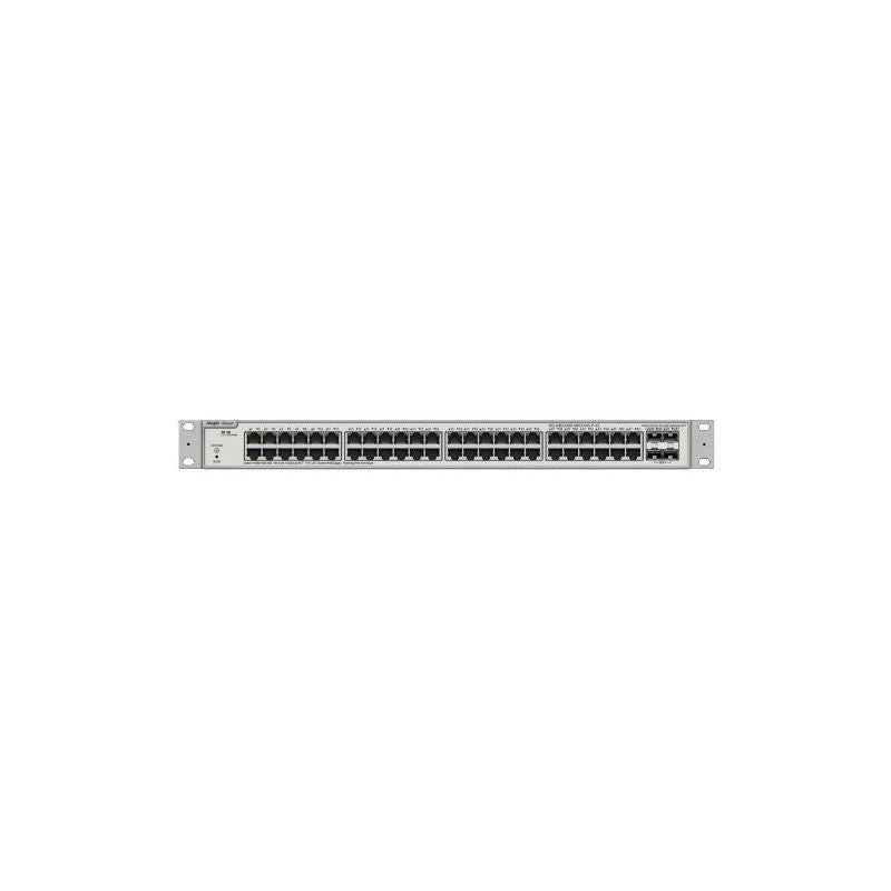 Ruijie Reyee Rg-nbs3200-48gt4xs-p-v2 52-port Gigabit Layer 2+ Cloud Managed POE Switch With 48 Poe+ Ports, 4 X 10g Sfp+ Uplinks, 370w POE Budget