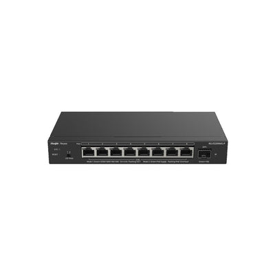 Ruijie Reyee Rg-es209mg-p 8-port 2.5g Cloud Managed POE Switch With 8 Poe+ Ports, 1 X 10ge Sfp+ Uplink, 130w POE Budget