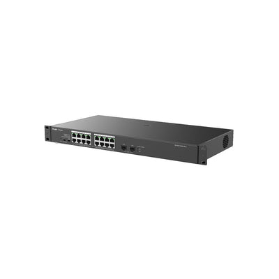 Ruijie Reyee Rg-es118gs-p-l 18-port Gigabit Unmanaged POE Switch With 16 Poe+ Ports, 2 Sfp Ports, 247w POE Budget