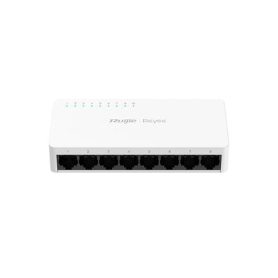 Ruijie Reyee Rg-es08f 8-port 10/100mbps Unmanaged Non-poe Switch With Plug & Play, Fast Ethernet, Energy Saving