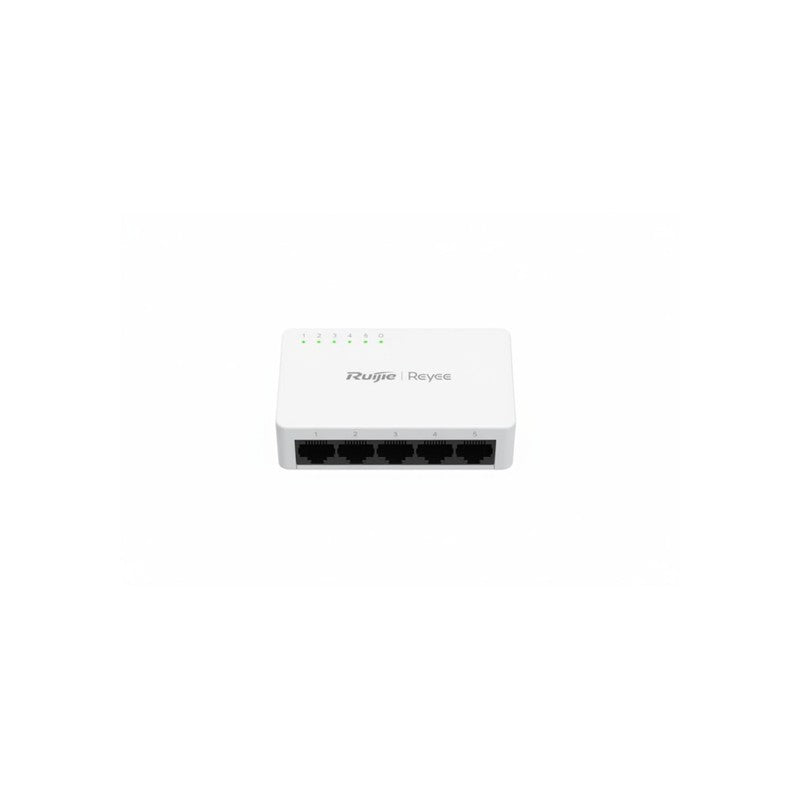 Ruijie Reyee Rg-es05g-l 5-port Gigabit Unmanaged Network Switch (fanless, Compact Plastic Housing)