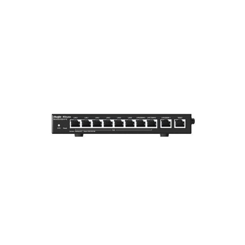 Ruijie Reyee Rg-eg310gh-p-e 10-port Gigabit Cloud Managed POE Router With 110w POE Budget, 350 Users, 1.5gbps Throughput