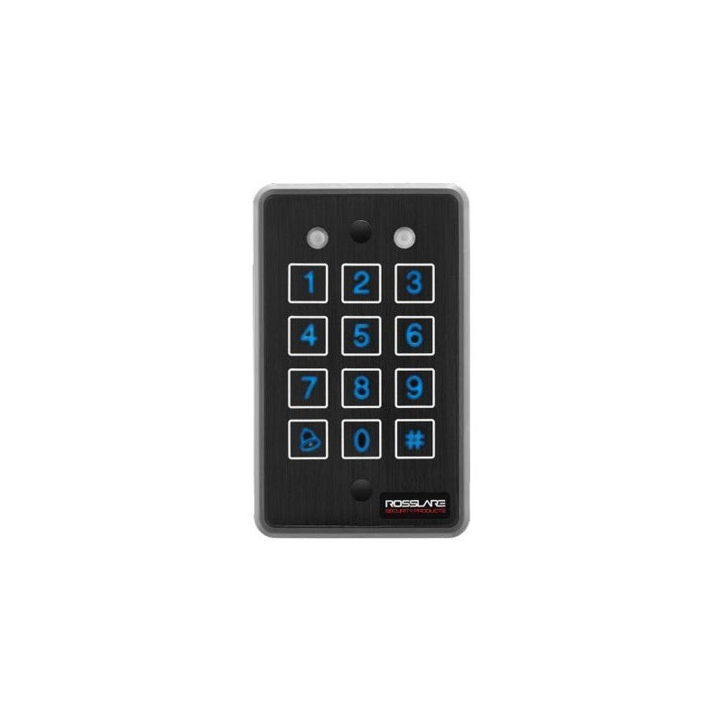 Rosslare Ayc-t65b Ultraslim Prox & Pin Piezo Reader 3x4 Backlit Wiegand Ip68 Black