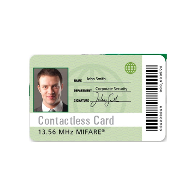 Rosslare At-c1s-000-e000 Mifare Classic Ev1 Iso Card 13.56mhz 85.6hx54wx0.8d (mm) Pack 25 White
