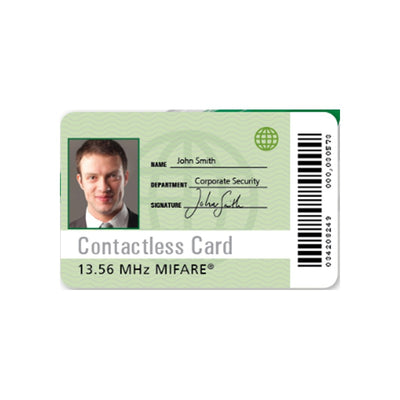 Rosslare At-c1s-000-e000 Mifare Classic Ev1 Iso Card 13.56mhz 85.6hx54wx0.8d (mm) Pack 25 White