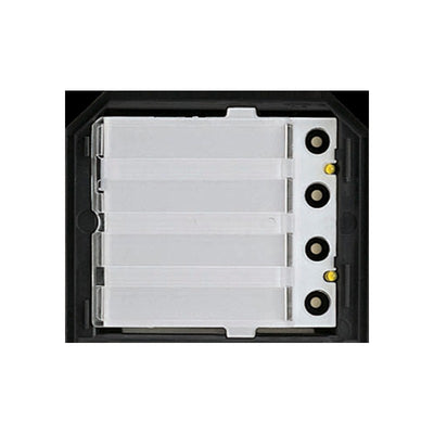 Gt Series Modular 4 Button Module Black Apartment Mechanical Button Plastic Sub Door Station Power By Bus Controller