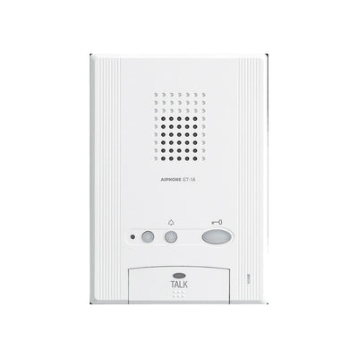 Gt Series 2-wire Intercom Hands-free Audio Only Unit White Apartment Mechanical Button Plastic Lock Output(dry Contact) Sub Door Station Power By Bus Controller