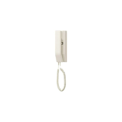 Vc Series 2-wire Intercom Handset White Apartment/commercial Mechanical Button Plastic Lock Output(dry Contact) 12vdc