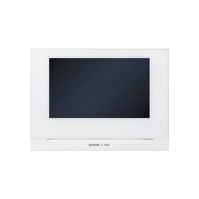 Jo Series 2/4-wire Intercom Monitor With Wifi White Residential 7 Inch Display Capacitive Touchscreen Plastic Lock Output(dry Contact) Sub Door Station Up To 32gb Micro SD Card 18vdc