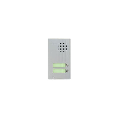 Da/ Db Series 2-wire Intercom 2 Button Audio Door Station Silver Apartment/residential/commercial Mechanical Button Metal Lock Output(dry Contact) 15vac