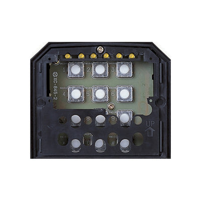 Gt Series Modular Keypad Module Black Apartment Mechanical Button Plastic Ip43 Sub Door Station Power By Bus Controller
