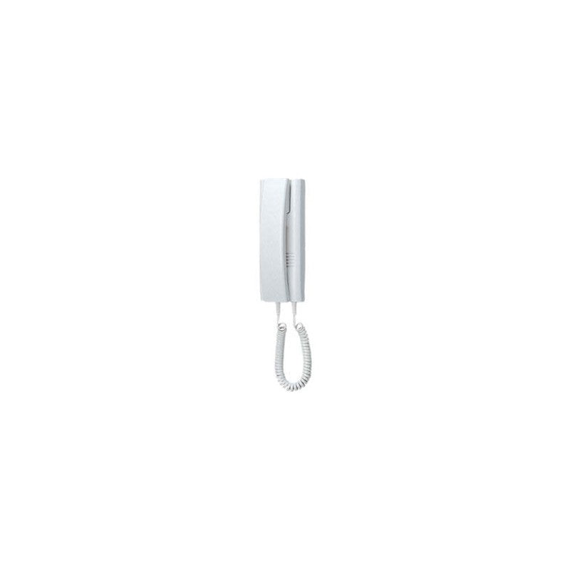 Tc-m Series 2-wire Intercom Handset White Commercial Plastic Lock Output(powered) Power By Monitor Bus