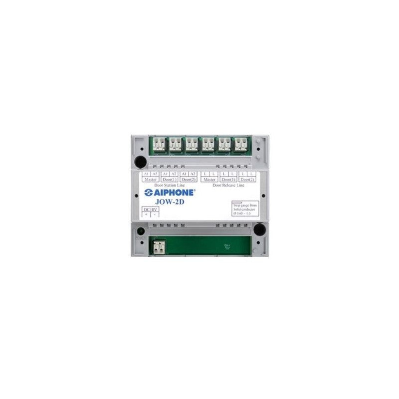Jo Series 2/4-wire Intercom 2 Door Adaptor/mixer Grey Residential Plastic Lock Output(dry Contact) 18vdc
