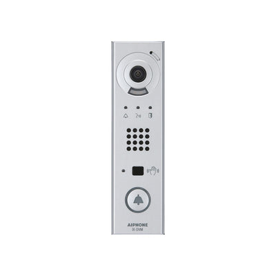 Ix Series IP Intercom 1 Button Audio/video Door Station Silver Residential/commercial Mechanical Button 720p Wdr Metal Ip54 Ik07 H.264 Lock Output(powered) Alarm Input Sub Door Station Up To 32gb Micro SD Card 48v POE Switch