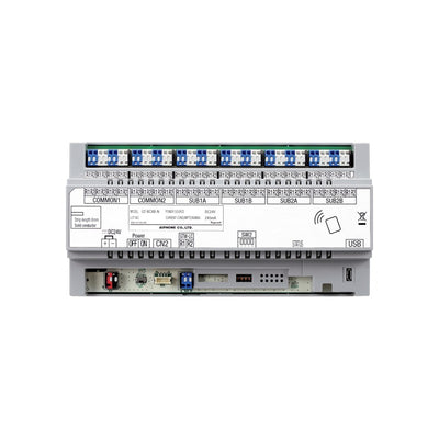 Gt Series 2-wire Intercom Expanded Audio Bus Controler Grey Apartment Plastic Sub Door Station 24vdc