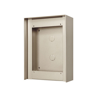 Aiphone Gt-102hb Gt Series 2-module Surface Mount Box Rainhood Metal 243hx155wx68d (mm) Requires 1x Gf-2f