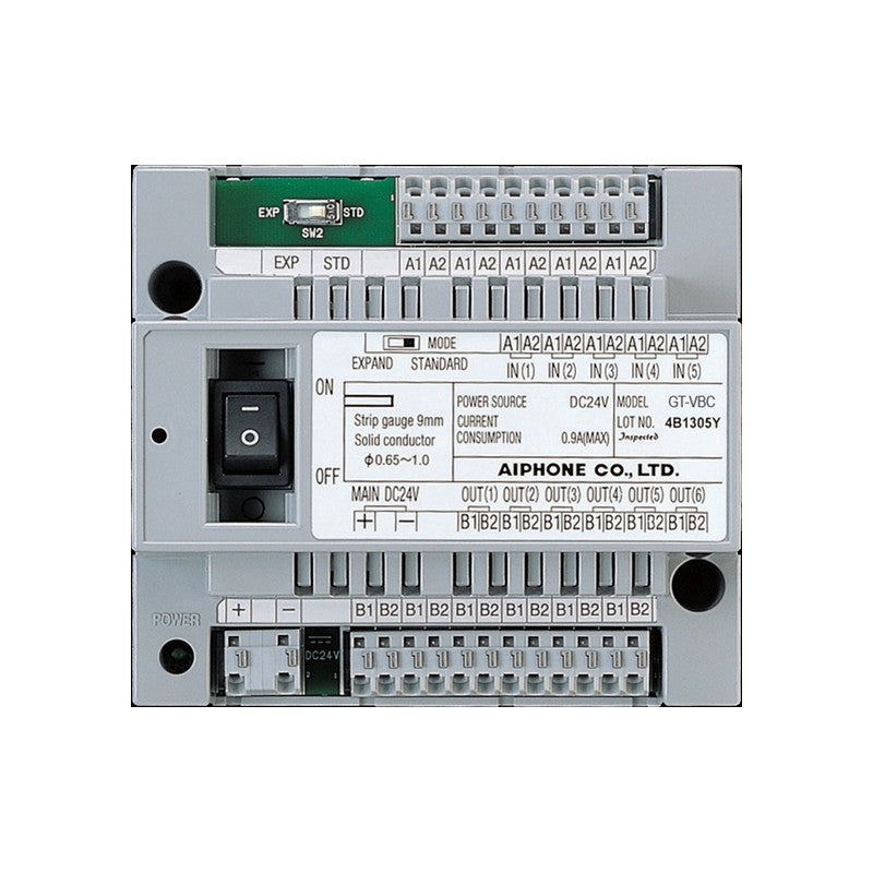 Gt Series 2-wire Intercom Video Bus Controler Grey Apartment Plastic Sub Door Station 24vdc