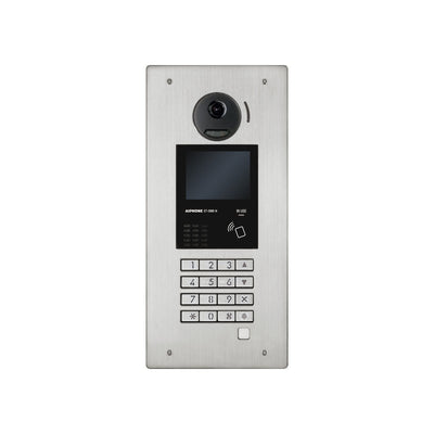Gt Series 4-wire Intercom All In One (with Keypad) Keypad & Video Door Station Silver Apartment 3.5 Inch Display LCD 170° Stainless Steel Ip43 Lock Output(dry Contact) Sub Door Station 24vdc