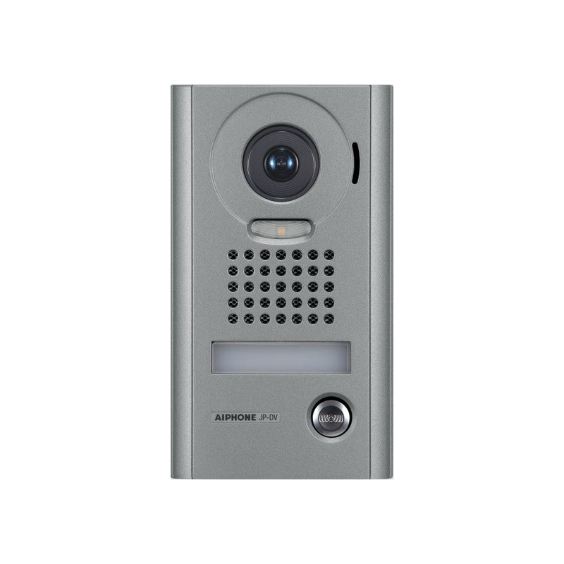Jp Series 2-wire Intercom 1 Button Audio/video Door Station Silver Residential/commercial 170° Metal Ik08 Sub Door Station Power By Monitor Bus