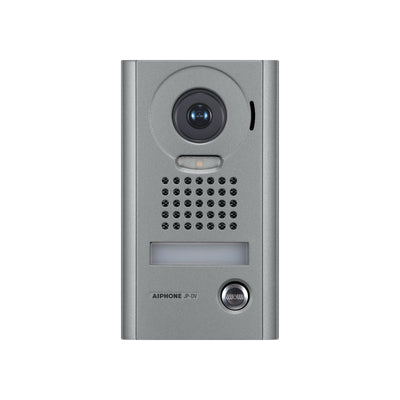 Jp Series 2-wire Intercom 1 Button Audio/video Door Station Silver Residential/commercial 170° Metal Ik08 Sub Door Station Power By Monitor Bus