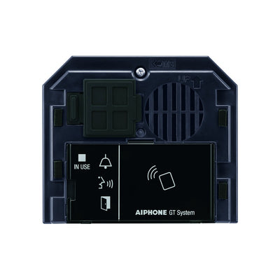 Gt Series 2-wire Intercom Modular Audio Module Black Apartment Plastic Lock Output(dry Contact) With Nfc Reader Power By Bus Controller