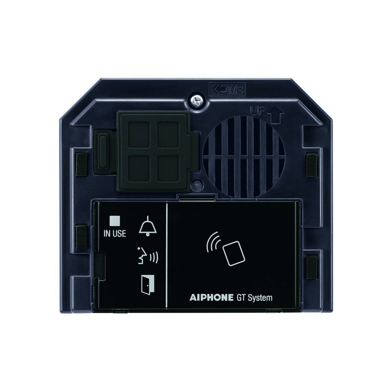 Gt Series 2-wire Intercom Modular Audio Module Black Apartment Plastic Lock Output(dry Contact) With Nfc Reader Power By Bus Controller