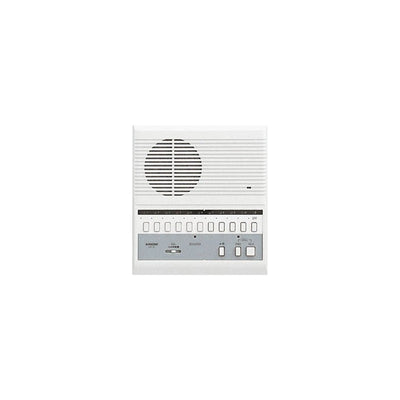 Lef Series Multi Wire Intercom 10 Call Button Audio Master Station White Commercial Mechanical Button Plastic Lock Output(dry Contact) 12vdc