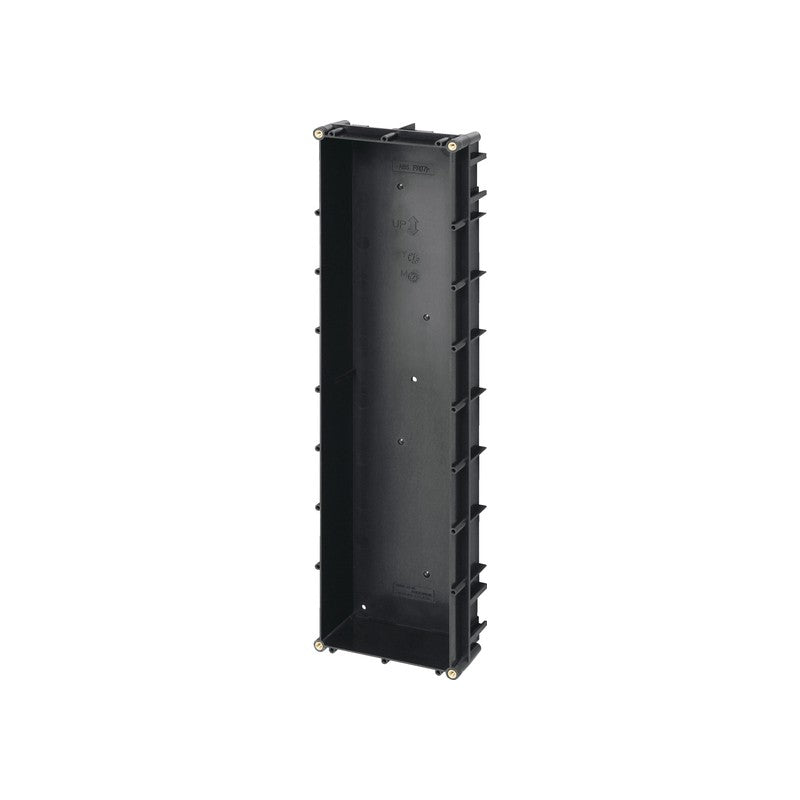 Aiphone Gt-4b Gt Series 4 Module Flush Mount Back Box Black 400hx110wx44d (mm)