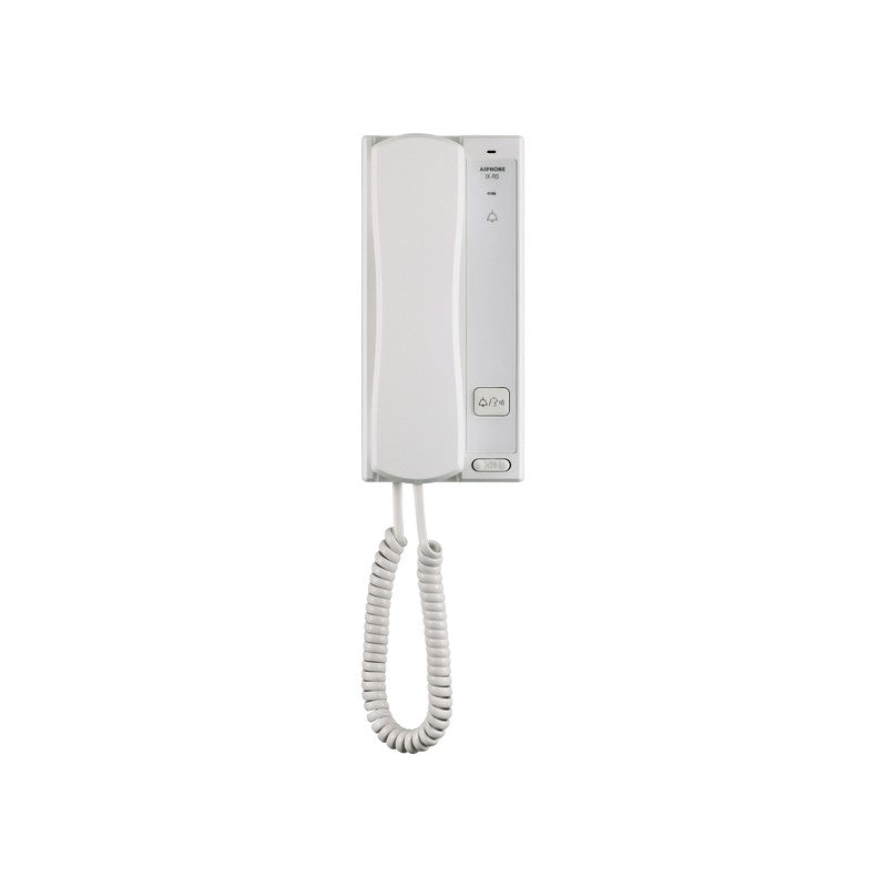 Ix Series IP Intercom Handset White Commercial Mechanical Button Plastic Lock Output(dry Contact) Alarm Input Sub Door Station 48v POE Switch
