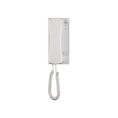 Ix Series IP Intercom Handset White Commercial Mechanical Button Plastic Lock Output(dry Contact) Alarm Input Sub Door Station 48v POE Switch