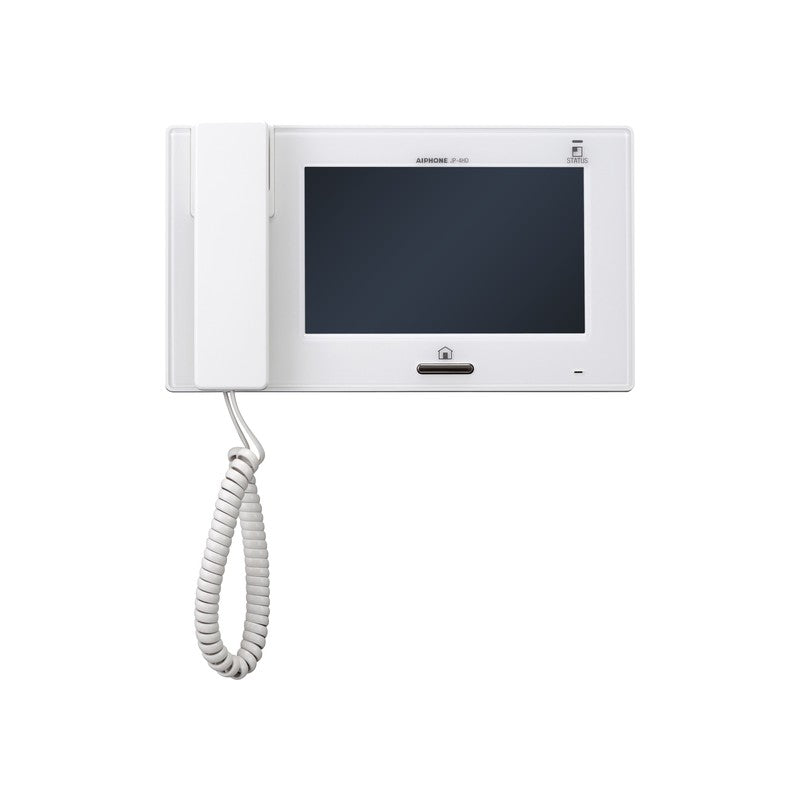 Jp Series Multi Wire Intercom Sub Monitor White Residential/commercial 7 Inch Display Touchscreen Plastic Sub Door Station 24vdc