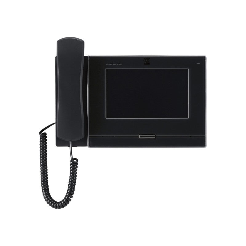 Aiphone Ix-mv7-hb Ix Series IP Video Intercom Master Station 7 Inch Touchscreen Handset H264 POE Upto 128gb Microsd Black