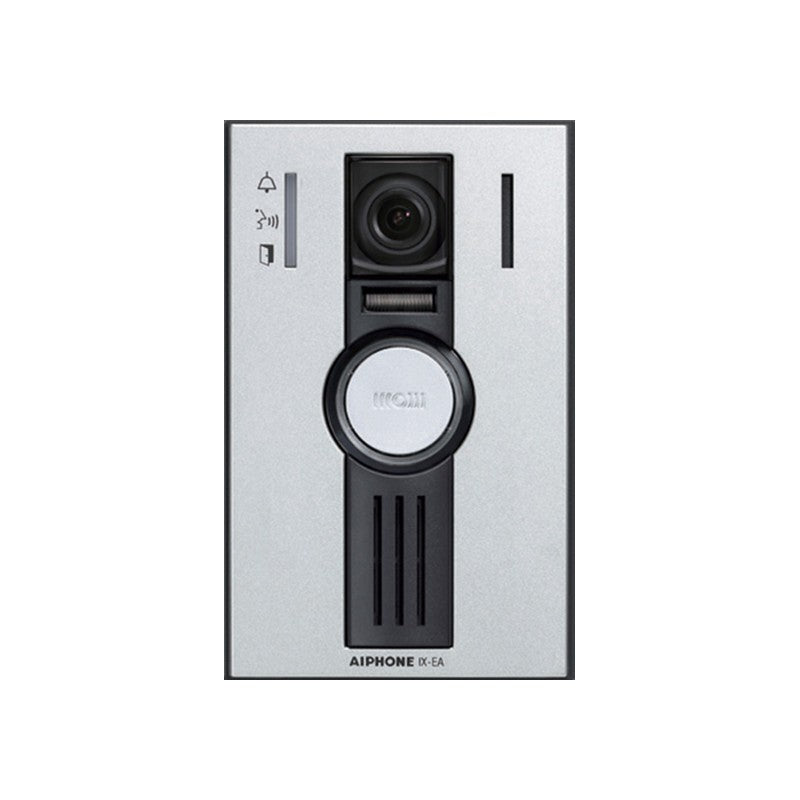 Ix Series IP Intercom 1 Button Audio/video Door Station Grey Residential/commercial Mechanical Button 1.23mp Plastic Ip54 H.264 Lock Output(dry Contact) Sub Door Station Up To 128gb Micro SD Card 48v POE Switch Rear Lan