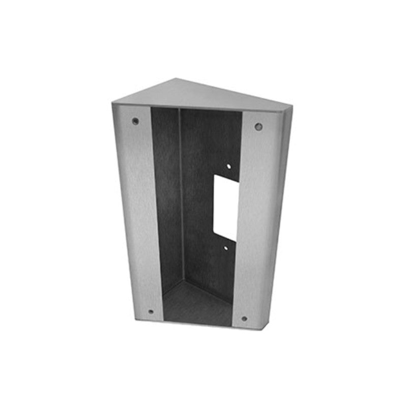 Aiphone Sbx-ixdv30 Ix Series 30° Angle Surface Mount Box For Ix-dv Video Door Station Stainless Steel 210hx105wx75d (mm)