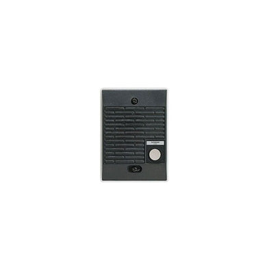 Le Series 2-wire Intercom 1 Button Audio Door Station Black Commercial Mechanical Button Plastic Ip43 Power By Monitor Bus