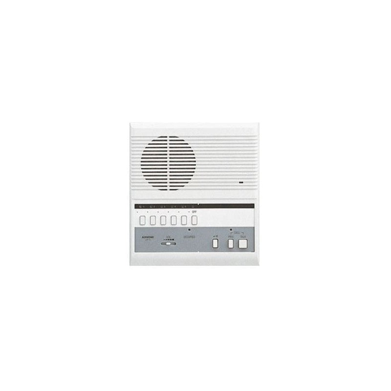 Lef Series Multi Wire Intercom 5 Call Button Audio Master Station White Commercial Mechanical Button Plastic Lock Output(dry Contact) 12vdc