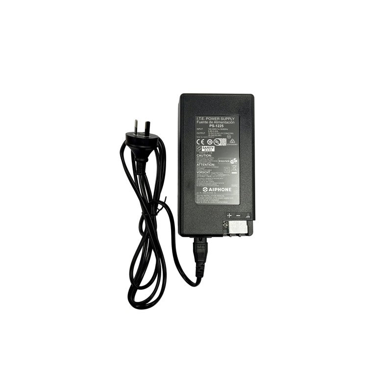 12vdc Power Supply 2.5a 2.5a 1x Output Term Strip Output Desktop/ Wall Mounted Single Phase Black
