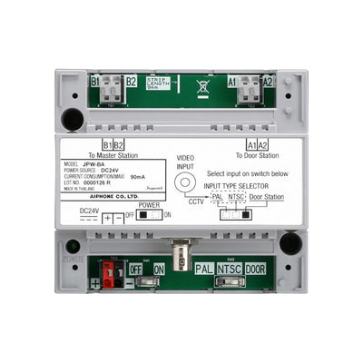 Jp Series 2-wire Intercom Long Distance Adaptor Grey Residential/commercial Plastic Sub Door Station 24vdc