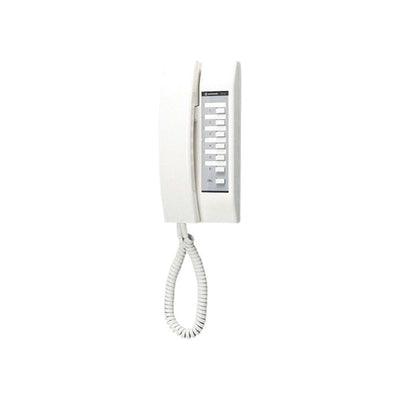 Td Series Multi Wire Intercom Handset White Commercial Mechanical Button Plastic Sub Door Station Power By Monitor Bus