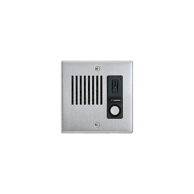 Ie Series 2-wire Intercom 1 Button Audio Door Station Silver Residential/commercial Mechanical Button Stainless Steel/plastic Power By Monitor Bus