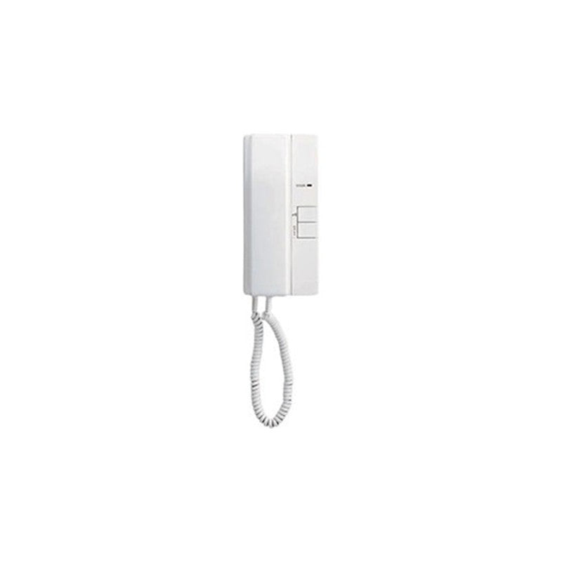 Ie Series 2-wire Intercom Handset White Residential/commercial Mechanical Button Plastic Lock Output(dry Contact) 12-16vac/12-24vdc