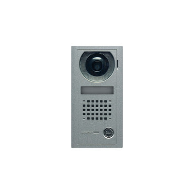Ax Series Multi Wire Intercom 1 Button Audio/video Door Station Silver Commercial Mechanical Button Metal Ip43 Power By Bus Controller