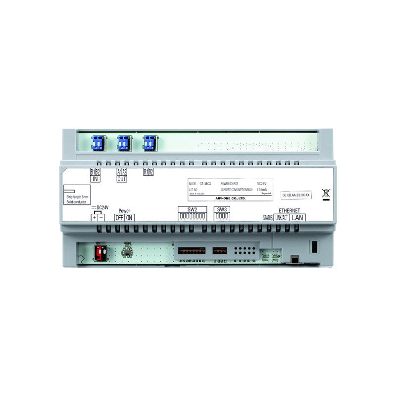 Gt Series 4-wire Intercom B2b Network Adaptor Grey Apartment Plastic Sub Door Station 24vdc