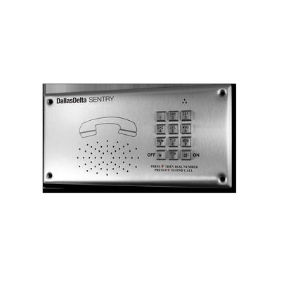 Ix Series IP Intercom 1 Button Audio/video Door Station Silver Commercial Mechanical Button 640x480(vga) Plastic Ip55 H.264 Lock Output(dry Contact) Rex Input Sub Door Station 48v POE Switch