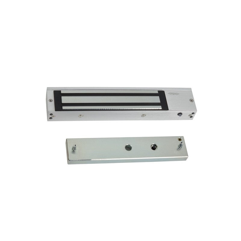 Fsh Fem4300 Series Electric Single Mag Lock Monitored Lock Status Sensor Door Status Sensor LED Indicator 280kg Holding Force Fail Safe (ptl) Surface Mount No Fire Rating 12/24vdc