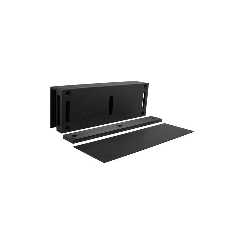 Fsh Ubg185-blk U-bracket For Glass Door Suits Fem4300-blk/fem6600-blk Black