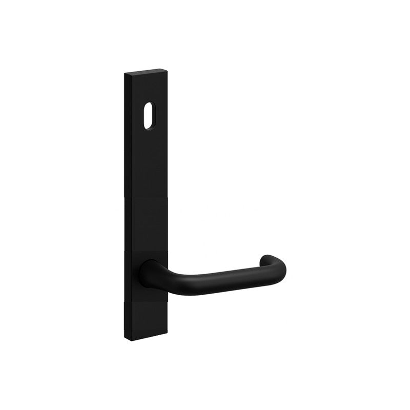 Fsh L5300/29mb 5300 Marine Series Internal Slim Door Furniture Turn Snib Alpha 29 Lever Suit Legge 995mf 35-50mm Matte Black 185hx25wx58d (mm)