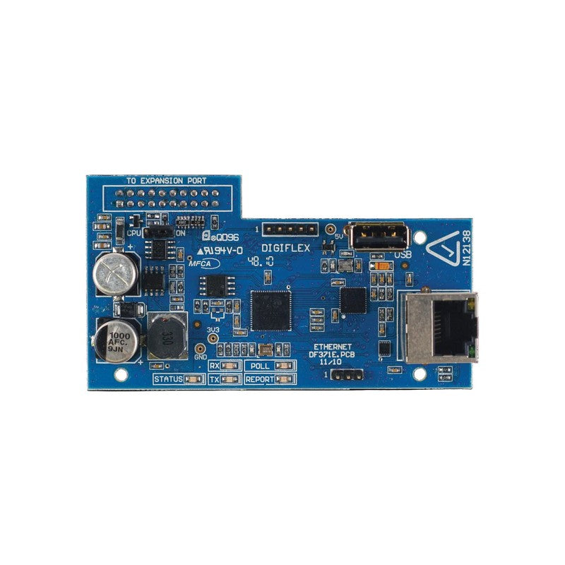 Bosch Solution 6000 Plug-in Ethernet Communication Module Blue Pcb Enclosure Mount Built In Ethernet Supports Conettix & Csv-ip Reporting Formats