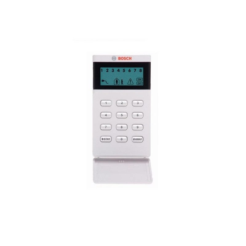 Bosch Solution 2000/ 3000/ 4000 Hardwired Keypad White Icon LCD Plastic Wall Mount 12vdc